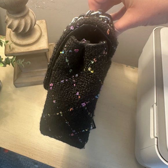 Karl Lagerfeld Tweed Crossbody Bag - Picture 5 of 12